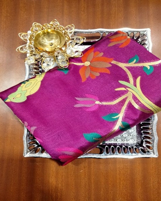 KATAN SILK FANCY SAREE